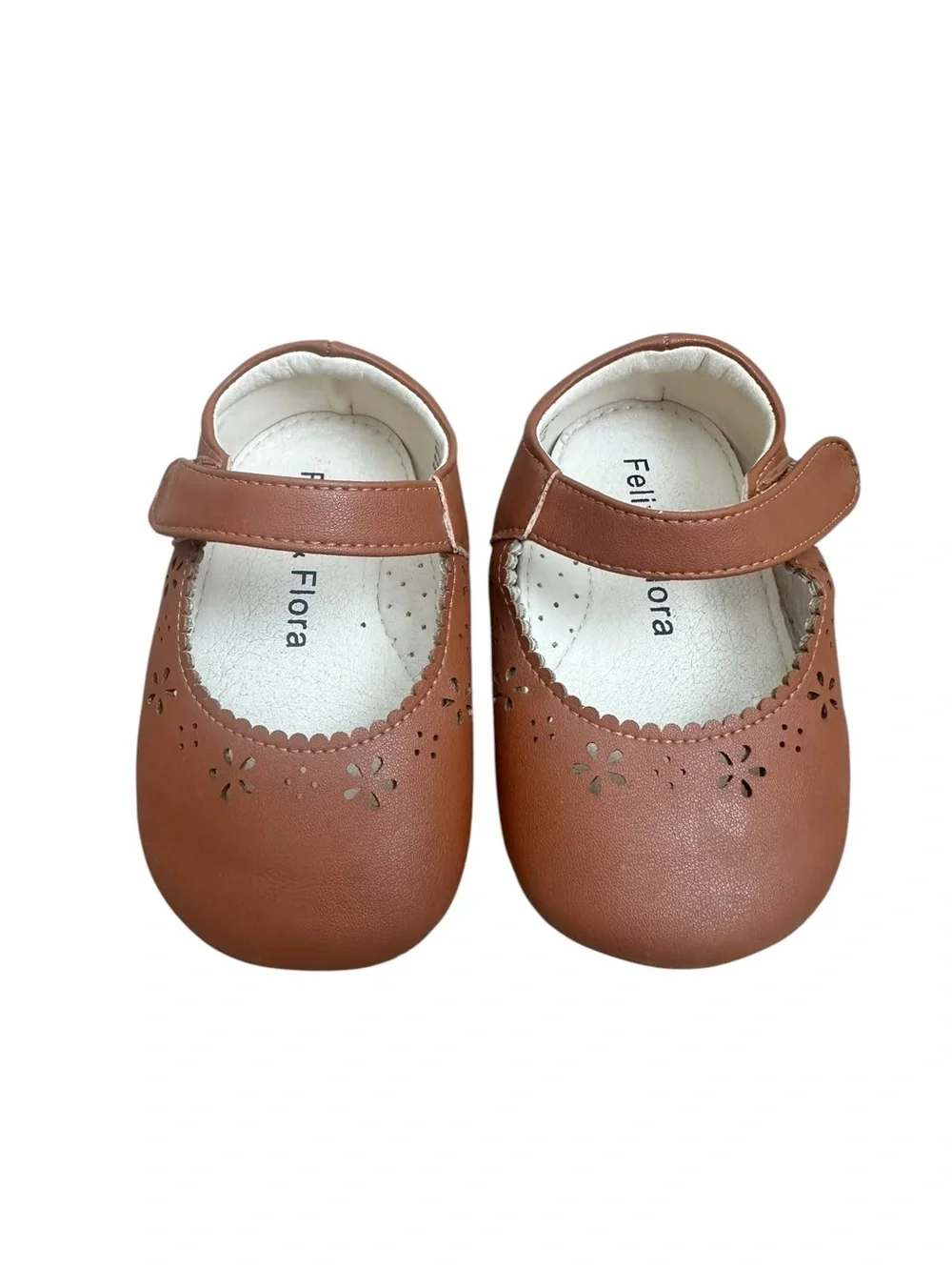 Feli & Flora Baby Tan Mary Jane Walker Shoes
